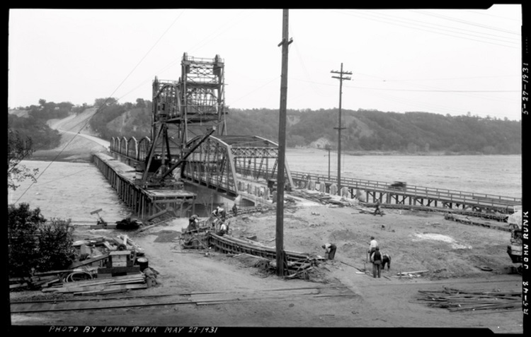 Construction of Stillwater Life Bridge 1931