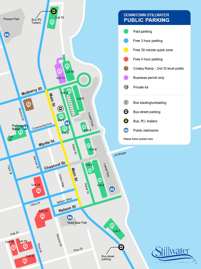 2024 Parking Map w/ Lot #s